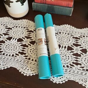 Turquoise Non Adhesive Liner Shelf Liner Roll – Pack of 2